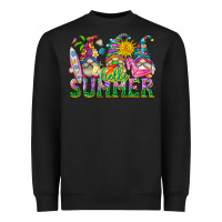 Black hello summer gnome Heavyweight Sweatshirt - texasbilliewilder