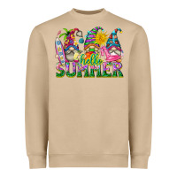 Mushroom hello summer gnome Heavyweight Sweatshirt - texasbilliewilder