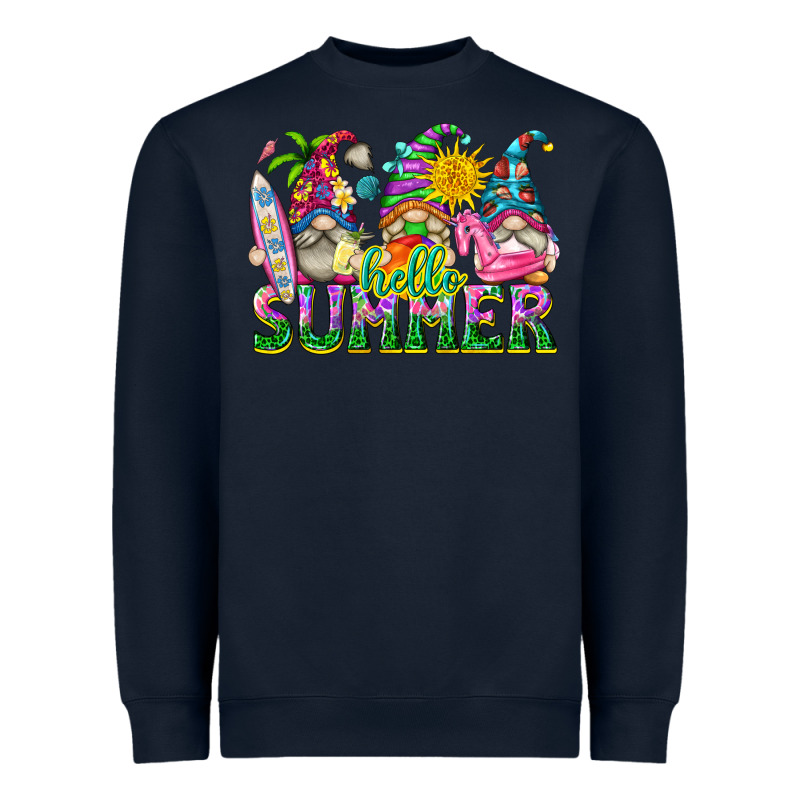 Hello Summer Gnome Heavyweight Sweatshirt by texasbilliewilder | Teevron