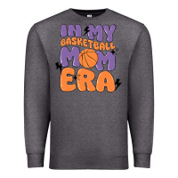 Charcoal Heather in my basketball mom era Premium Sweatshirt - MaliasSmallBusiness