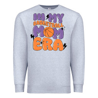 Heather Grey in my basketball mom era Premium Sweatshirt - MaliasSmallBusiness