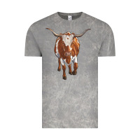 Cloud Rock longhorn cow Vintage Tee - RanaPortraitStore