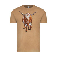 Vintage Camel longhorn cow Vintage Tee - RanaPortraitStore