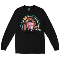 Black nurse life rainbow Long Sleeve Tee - JahusDesignShop