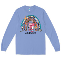 Colony Blue nurse life rainbow Long Sleeve Tee - JahusDesignShop