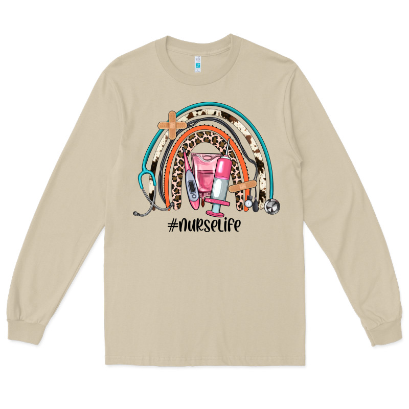 Nurse Life Rainbow Long Sleeve Tee by JahusDesignShop | Teevron