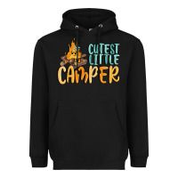 Black cutest little camper Heavyweight Hoodie - MaliasSmallBusiness