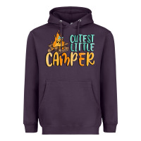 Plum cutest little camper Heavyweight Hoodie - MaliasSmallBusiness