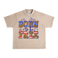 French Oak Born to be free Urban Heavy Tee - Neo Western