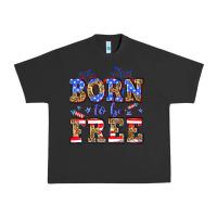 Pigment Black Born to be free Urban Heavy Tee - Neo Western