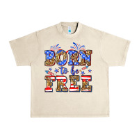 Sandshell Born to be free Urban Heavy Tee - Neo Western