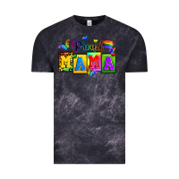 Cloud Black proud mama Vintage Tee - Zillion Design Studio