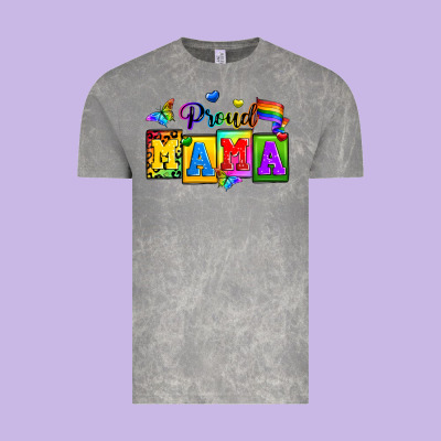 Proud Mama Vintage Tee Designed By Zillion Design Studio