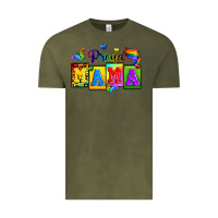 Vintage Olive proud mama Vintage Tee - Zillion Design Studio