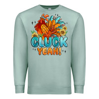 Seafoam cluck yeah Premium Sweatshirt - MaliasSmallBusiness