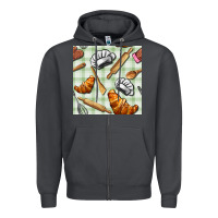 Smoke chef tools seamless pattern Zipper Hoodie - BundleAndBundleShop