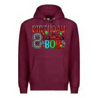 Burgundy birthday boy Premium Hoodie - BundleAndBundleShop