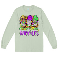 Matcha mardi gras chillin' with my gnomies Long Sleeve Tee - JahusDesignShop