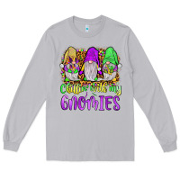 Moon Dust mardi gras chillin' with my gnomies Long Sleeve Tee - JahusDesignShop
