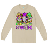 Mushroom mardi gras chillin' with my gnomies Long Sleeve Tee - JahusDesignShop