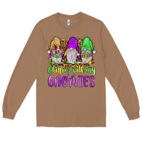 Toasted Coconut mardi gras chillin' with my gnomies Long Sleeve Tee - JahusDesignShop