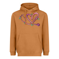 Meerkat nurse heart Heavyweight Hoodie - MaliasSmallBusiness
