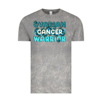 Cloud Rock Ovarian Cancer Warrior Vintage Tee - texasbilliewilder