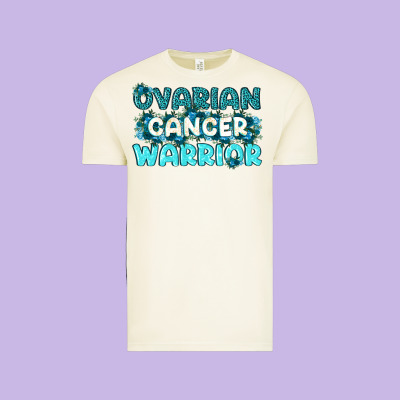 Ovarian Cancer Warrior Vintage Tee Designed By Texasbilliewilder