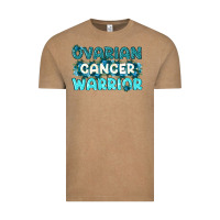 Vintage Coffee Ovarian Cancer Warrior Vintage Tee - texasbilliewilder
