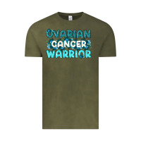 Vintage Olive Ovarian Cancer Warrior Vintage Tee - texasbilliewilder