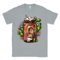 Heather Grey mexican coffee cup cactus Classic Tee - JahusDesignShop