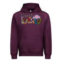 Mauve Wine Blessed Teacher Urban Hoodie - Bettercallsaul