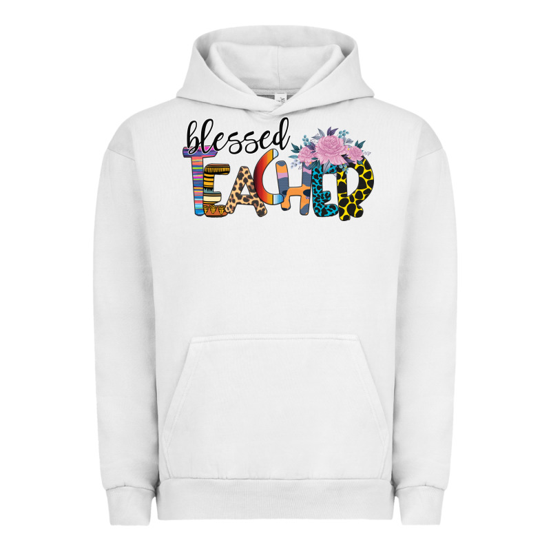 Blessed Teacher Urban Hoodie by Bettercallsaul | Teevron