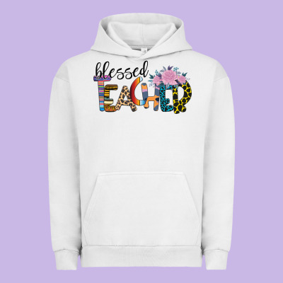 Blessed Teacher Urban Hoodie Designed By Bettercallsaul