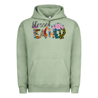 Pigment Oil Green Blessed Teacher Urban Hoodie - Bettercallsaul