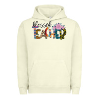Pigment Pistachio Blessed Teacher Urban Hoodie - Bettercallsaul