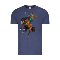 Vintage Denim western horse rodeo Vintage Tee - BarkalooDesign