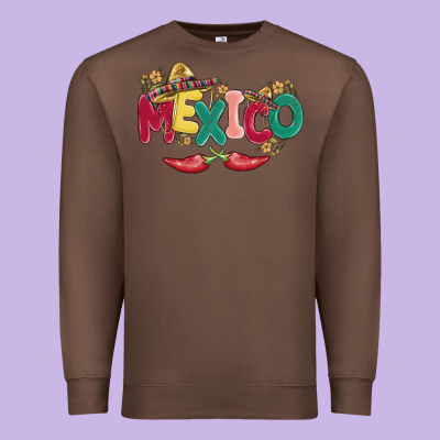 Mexico Premium Sweatshirt Designed By Maliassmallbusiness