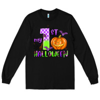 Black my first halloween pumpkin Long Sleeve Tee - AdoDesignShop