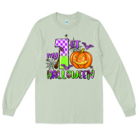 Matcha my first halloween pumpkin Long Sleeve Tee - AdoDesignShop