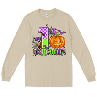 Mushroom my first halloween pumpkin Long Sleeve Tee - AdoDesignShop