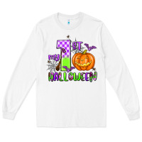 White my first halloween pumpkin Long Sleeve Tee - AdoDesignShop