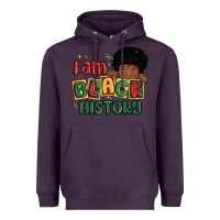 Plum i am black history black boy Heavyweight Hoodie - MaliasSmallBusiness