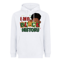 White i am black history black boy Heavyweight Hoodie - MaliasSmallBusiness