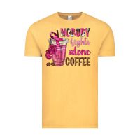 Vintage Mustard Nobody Fights Alone Coffee Vintage Tee - texasbilliewilder