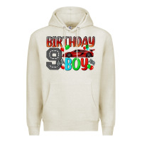 Oatmeal Heather birthday boy Premium Hoodie - BundleAndBundleShop