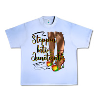 Grape Ice steppin' into juneteenth heels Urban Heavy Tee - HRA Design Shop