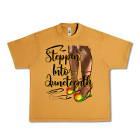 Peanut Butter steppin' into juneteenth heels Urban Heavy Tee - HRA Design Shop