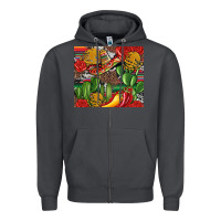 Smoke mexican cacti Zipper Hoodie - Artiststas