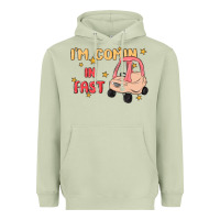 Matcha i'm comin in fast Heavyweight Hoodie - MaliasSmallBusiness